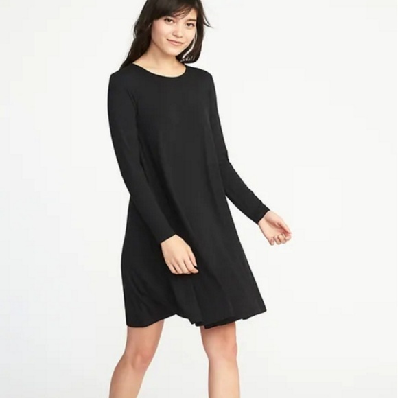 Old Navy Dresses & Skirts - NWT Black Jersey Swingdress Oldnavy -Petite Medium
